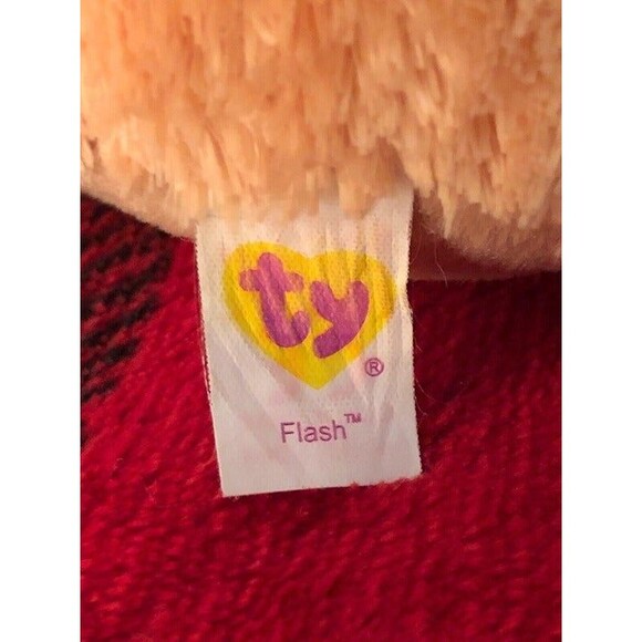 Ty Beanie Ballz Flash the Hamster 4.5" 2011 Tush Tag Only - Picture 6 of 6